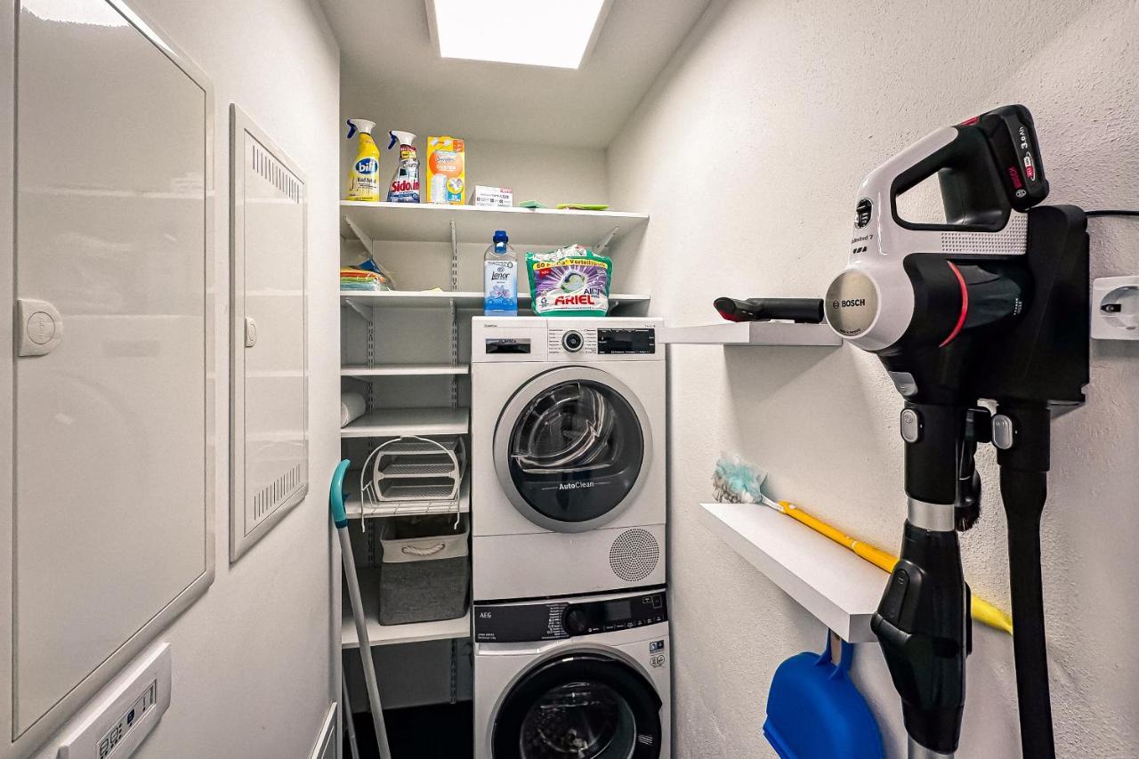 Alpdeluxe Smart Home - Balkon-Wanne-Tiefgarage-Bbq コルバーモール エクステリア 写真