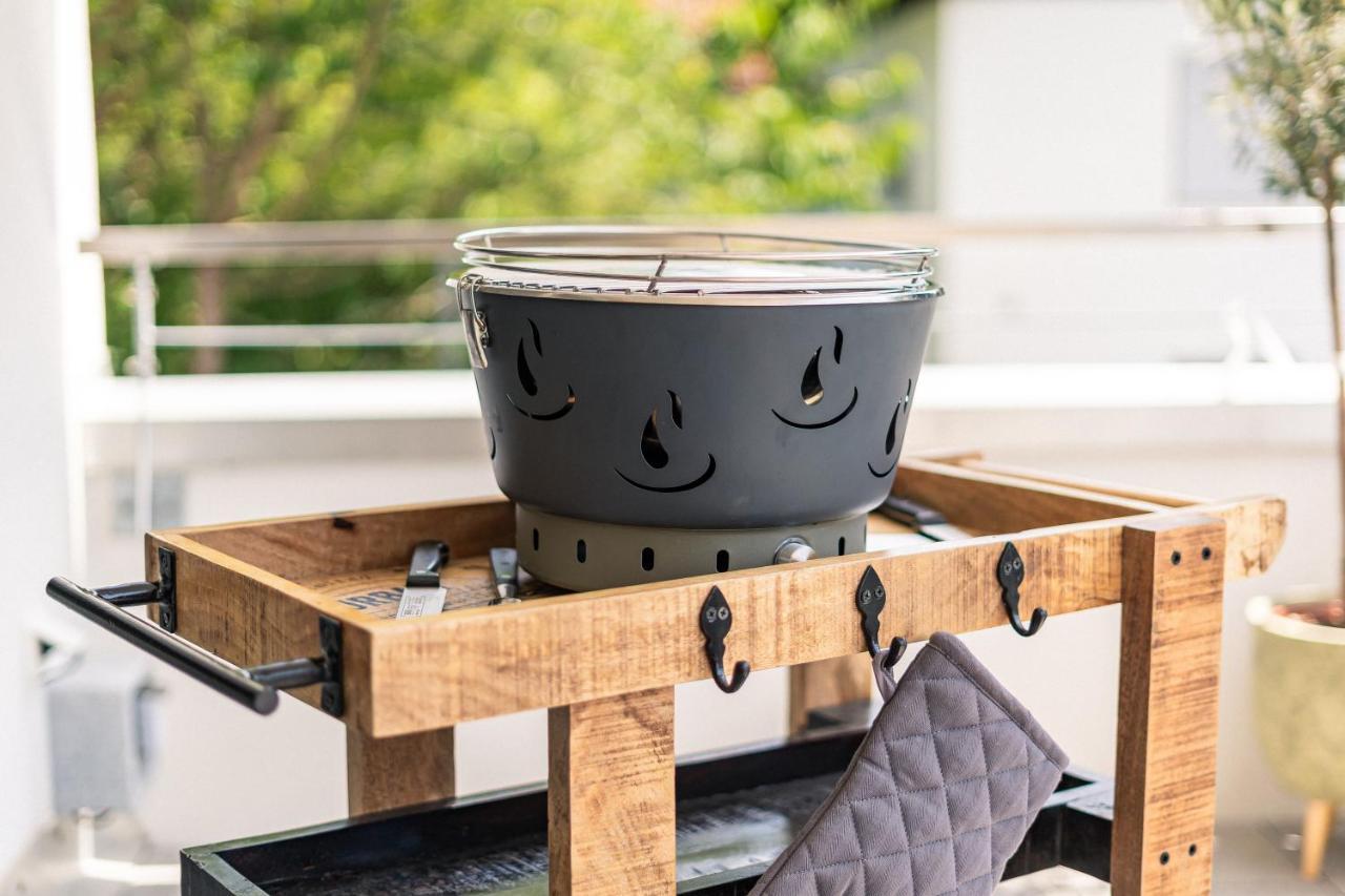 Alpdeluxe Smart Home - Balkon-Wanne-Tiefgarage-Bbq コルバーモール エクステリア 写真